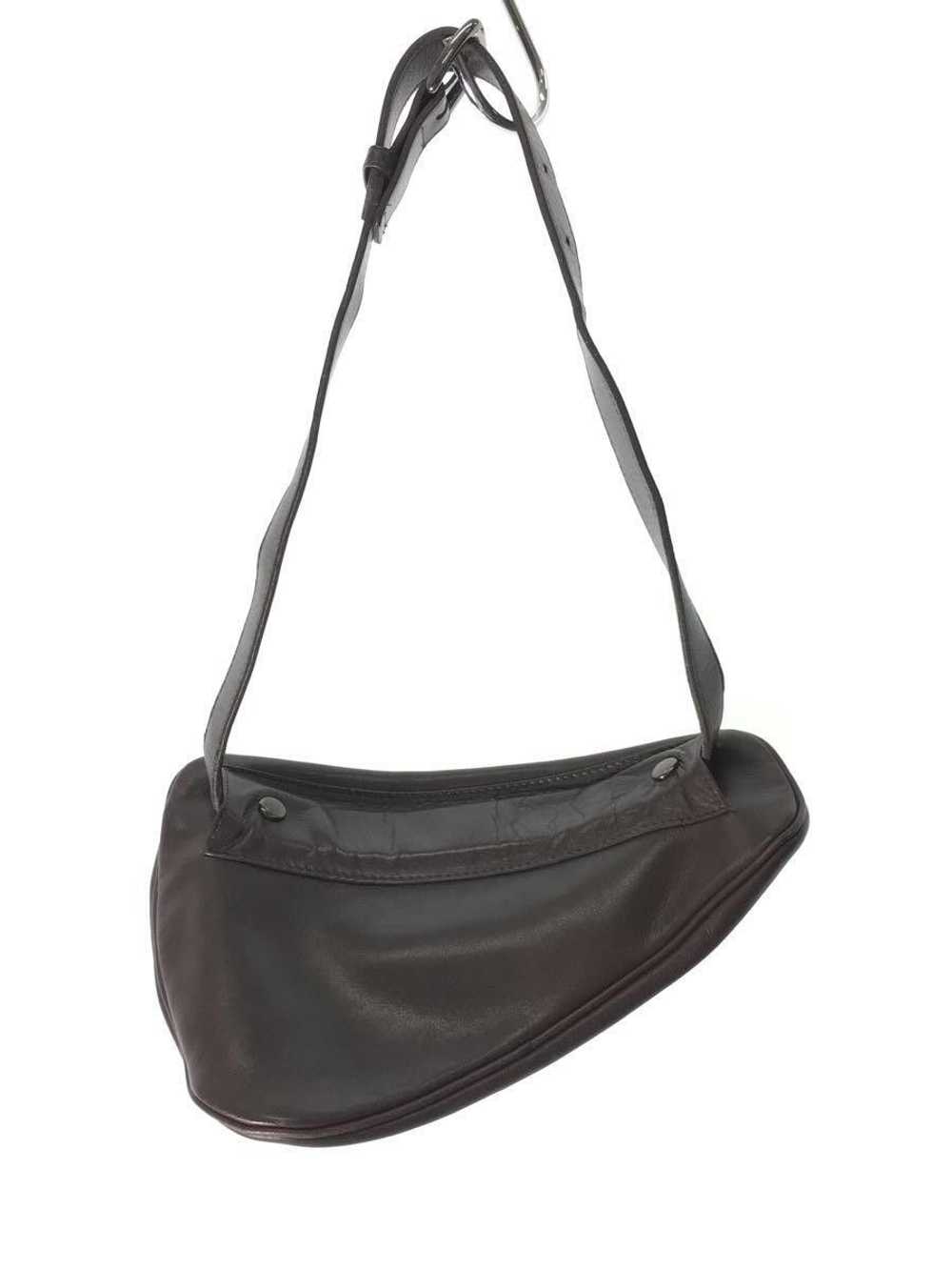 Issey Miyake Triangle Leather Shoulder Bag - image 3