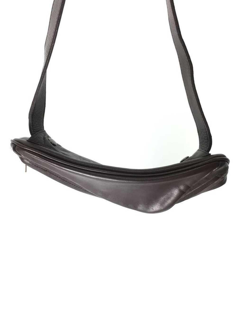 Issey Miyake Triangle Leather Shoulder Bag - image 4