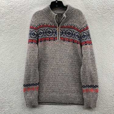 Vintage SMARTWOOL Sweater Mens XL Gray Chup*