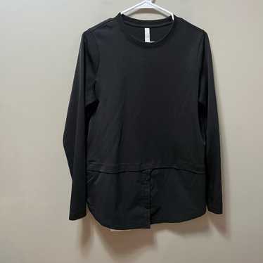 Athleta Athleta Black Gallery long sleeve top siz… - image 1