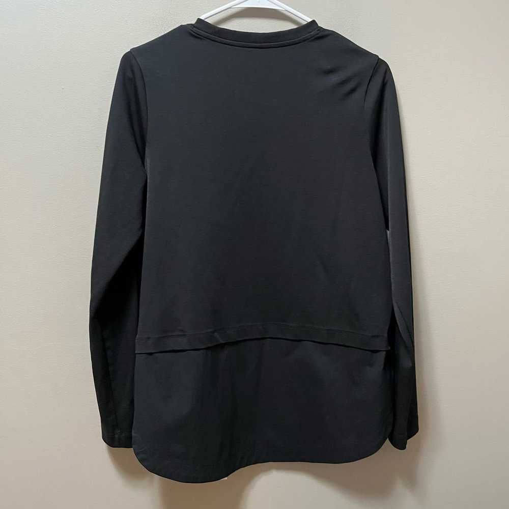 Athleta Athleta Black Gallery long sleeve top siz… - image 3