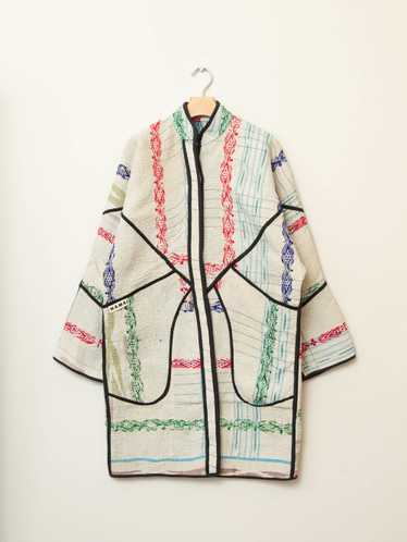 Namai The Sai Quilted Patchwork Kantha Coat