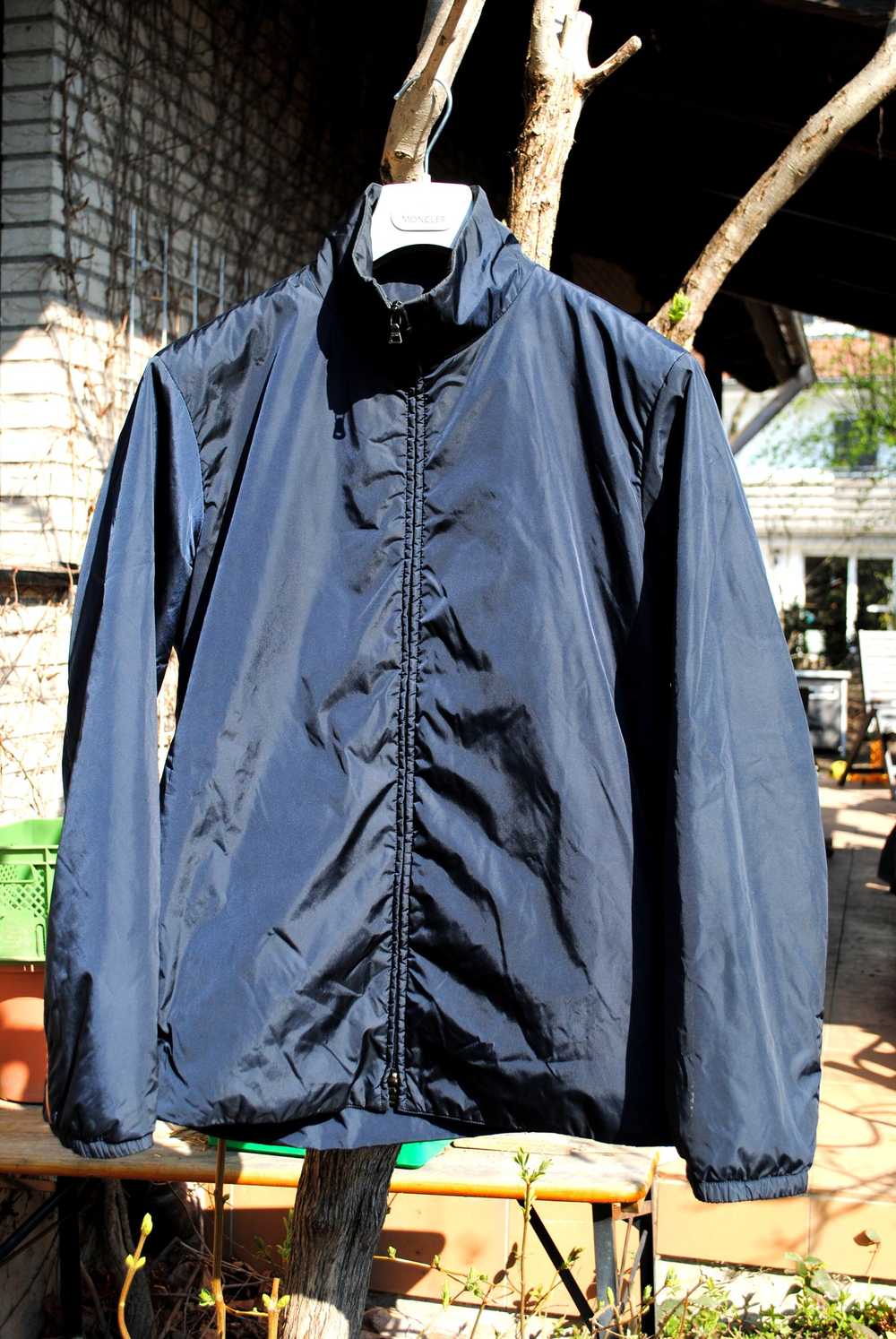 Prada Linea Rossa Navy Blue Nylon Jacket - image 2