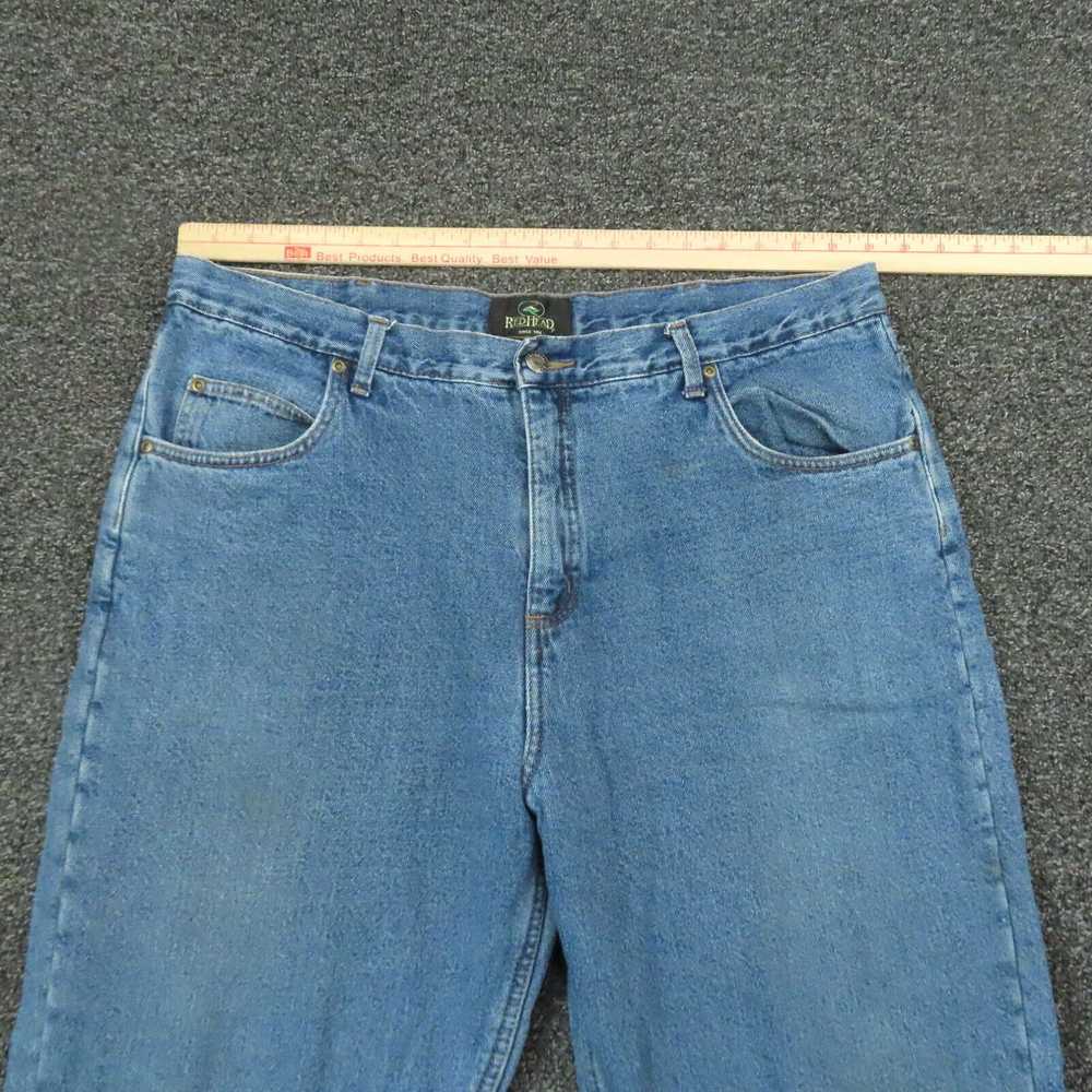 Vintage RedHead Jeans Adult 40x30 Blue Lined Deni… - image 2