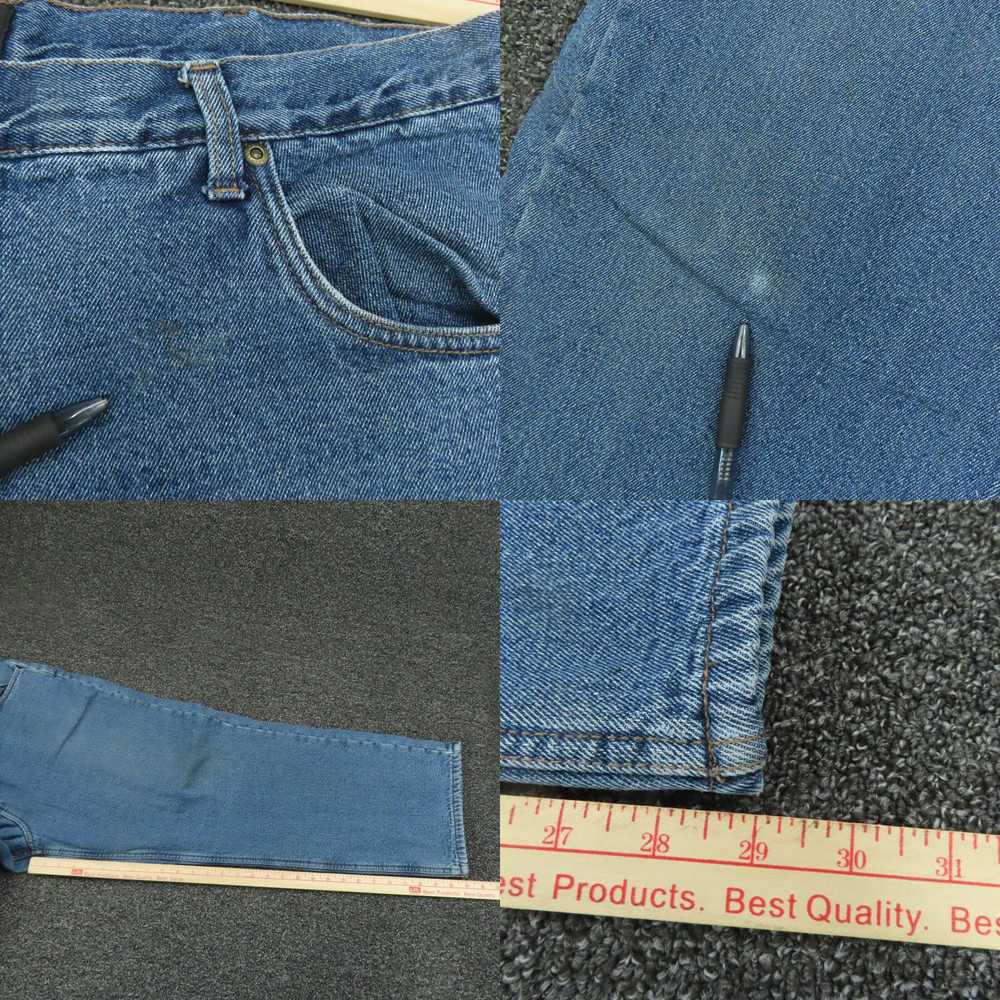Vintage RedHead Jeans Adult 40x30 Blue Lined Deni… - image 4