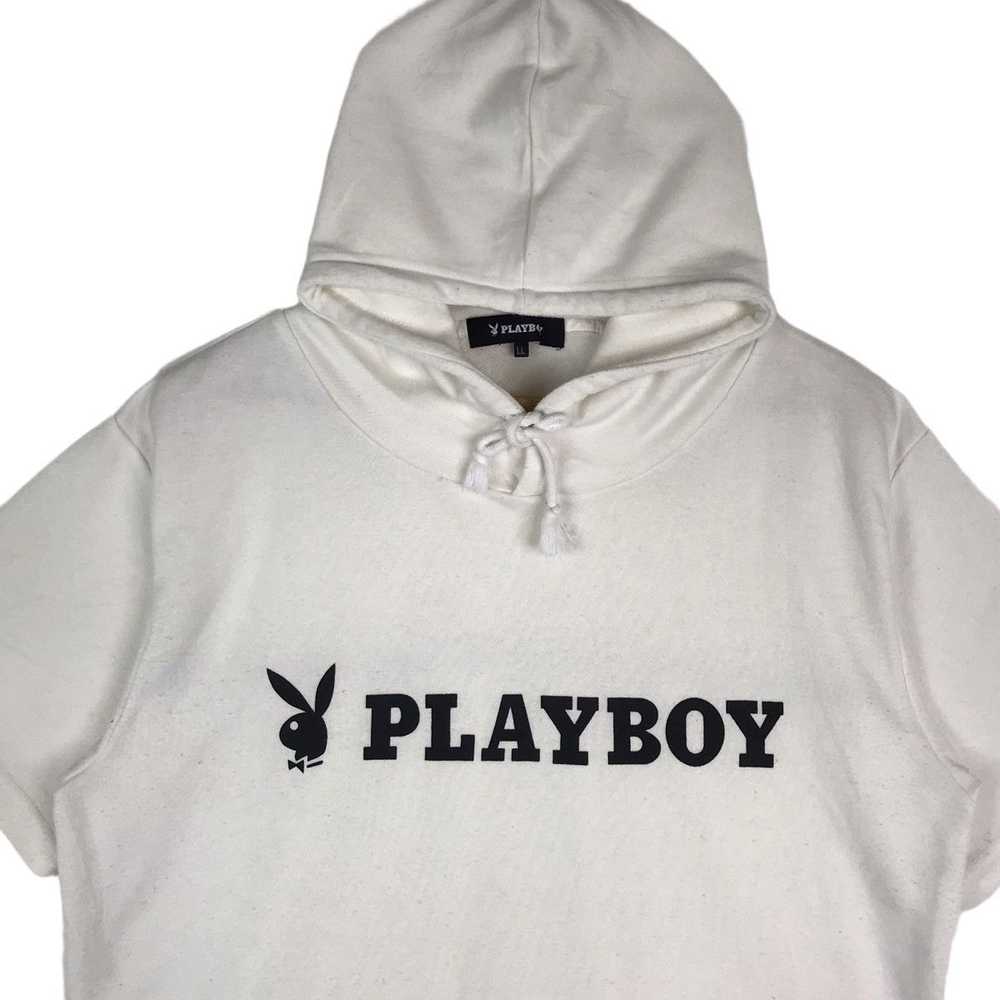 Playboy Vintage PLAYBOY Bunny Spell Out Hoodie Sh… - image 2