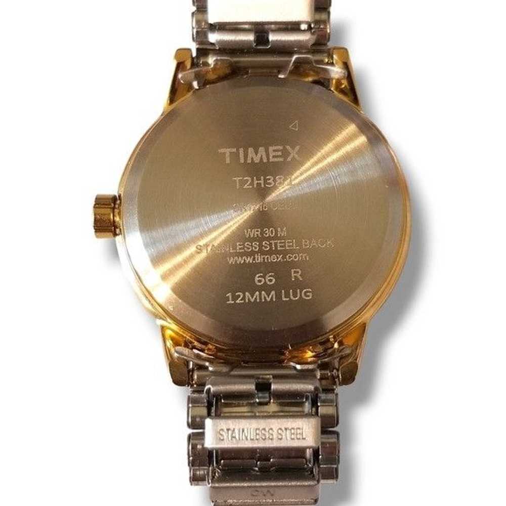 Timex Timex Indiglo WR 30M Two Tone Stainless Ste… - image 3