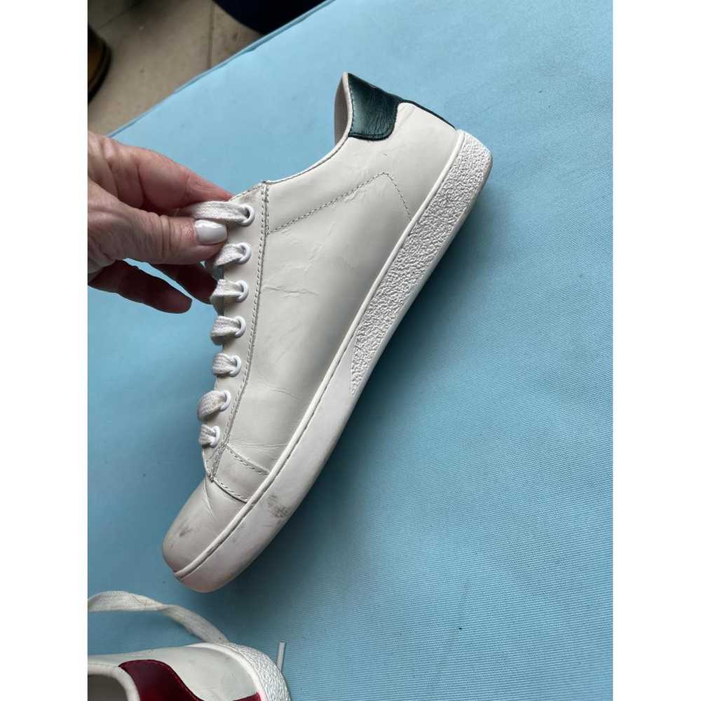 Gucci Ace leather low trainers - image 9