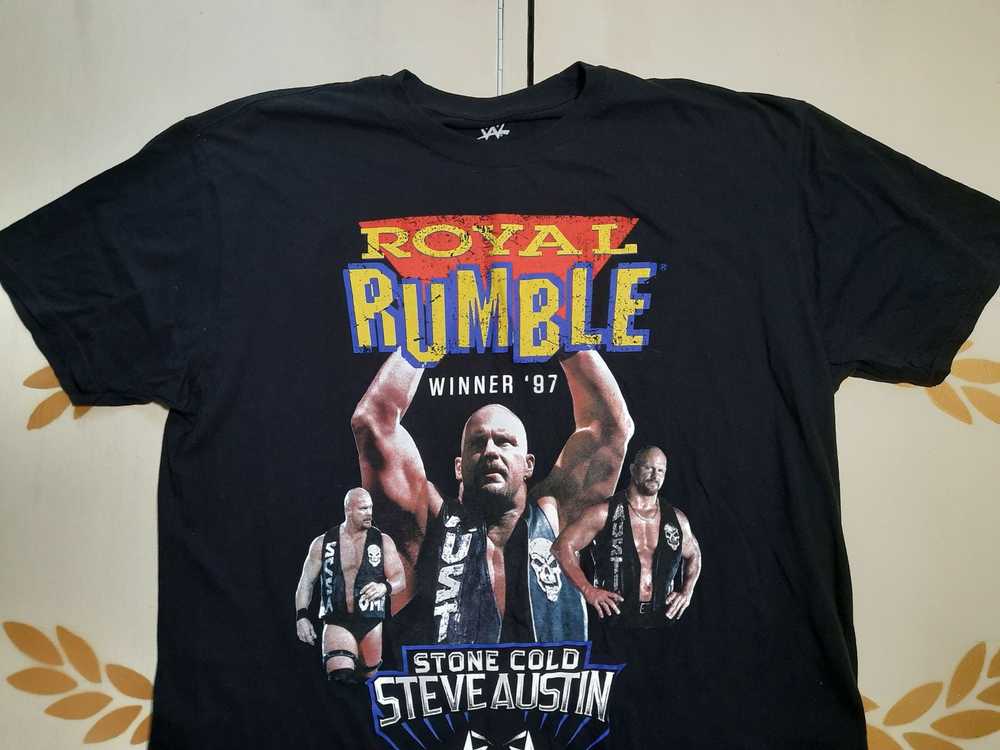 Ufc × Vintage × Wwe WWE Royal Rumble Winner'97 T-… - image 4