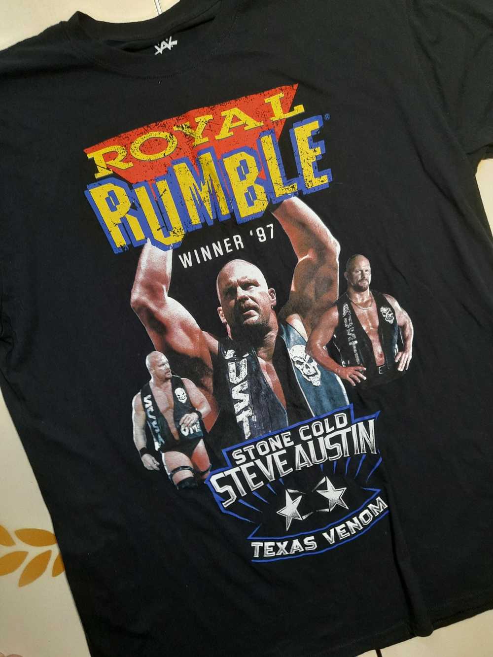 Ufc × Vintage × Wwe WWE Royal Rumble Winner'97 T-… - image 5