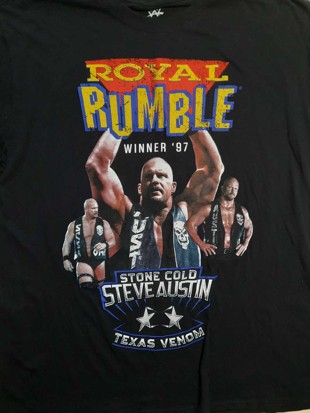 Ufc × Vintage × Wwe WWE Royal Rumble Winner'97 T-… - image 6