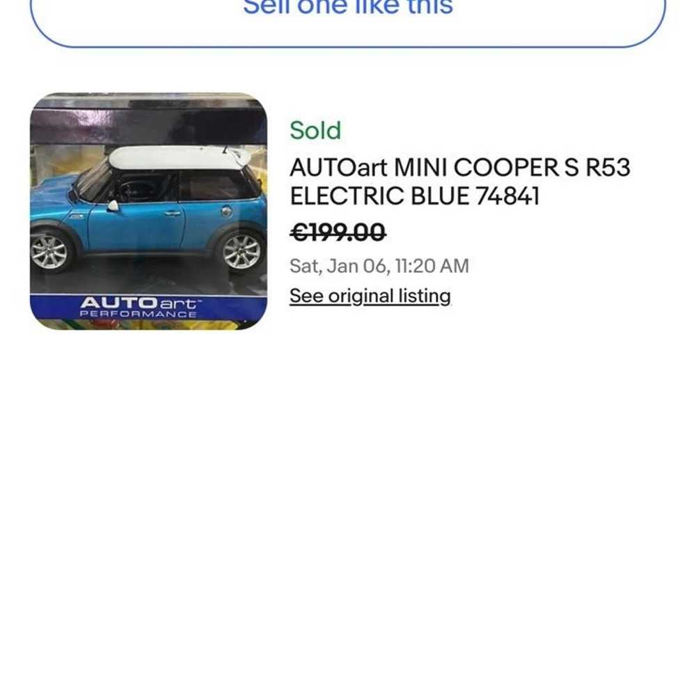 Bmw Mini Cooper S 1/18 | Autoart - image 4