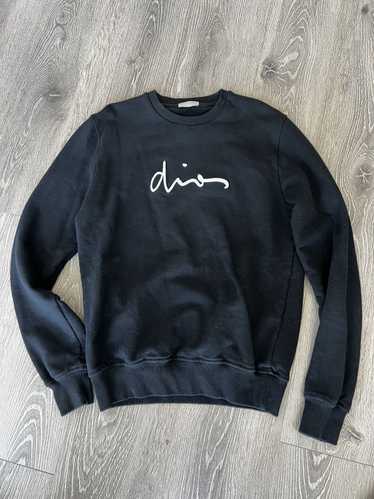Dior Dior Logo Crewneck Sweatshirt - Black