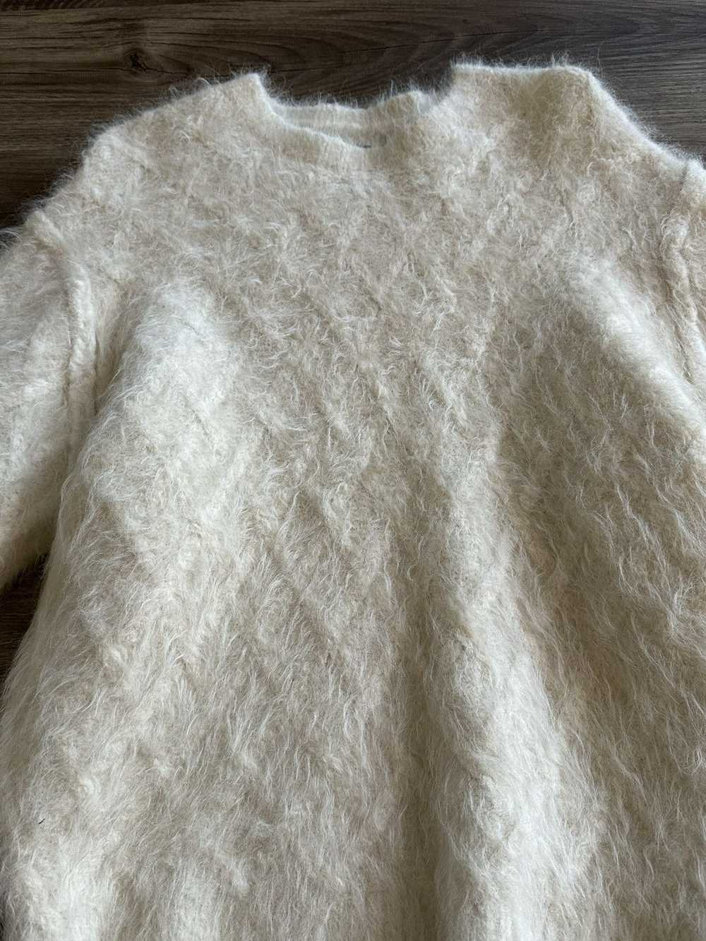 Stussy Stussy Fuzzy Lattice Sweater Ivory size Me… - image 2