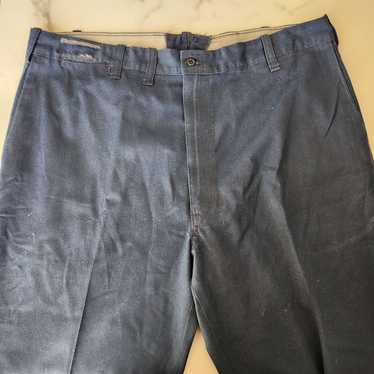 Vintage Vintage 60's mens blue custom made pants … - image 1