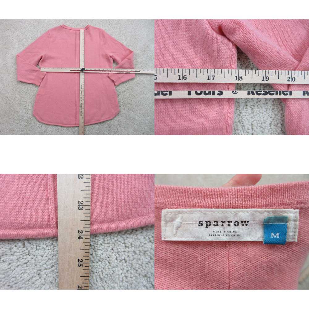 Arrow Sparrow Sweater Women Medium Pink Knit Long… - image 4