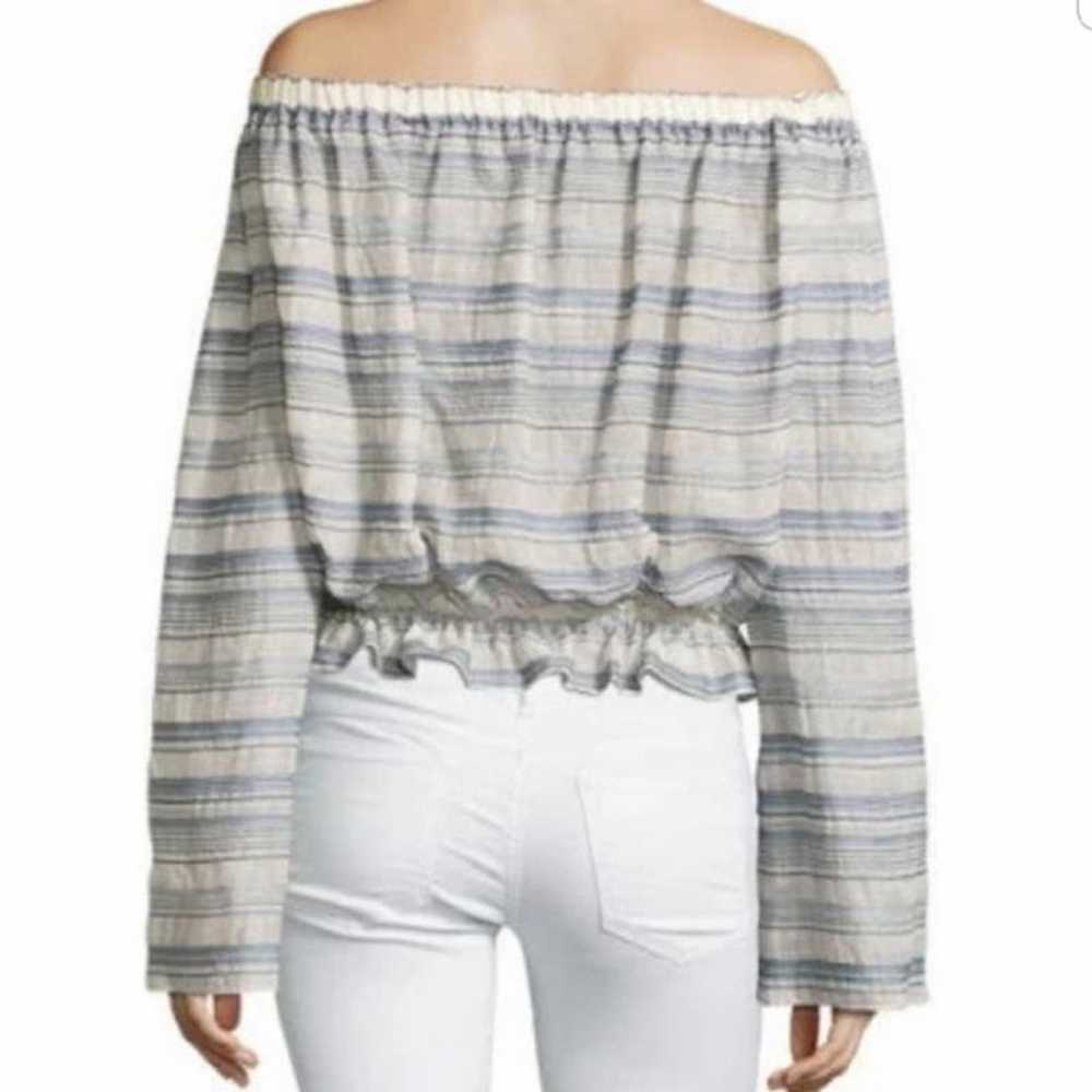 Theory Odettah Vall Striped Off The Shoulder Top … - image 8