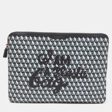 Anya Hindmarch ANYA HINDMARCH Grey/Black Coated C… - image 1