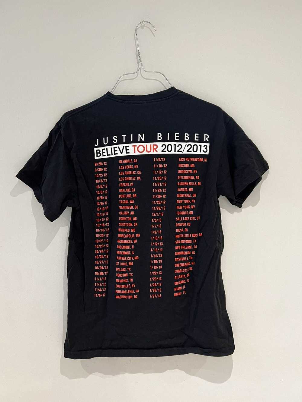 Band Tees Justin Bieber Believe Tour Shirt - image 5