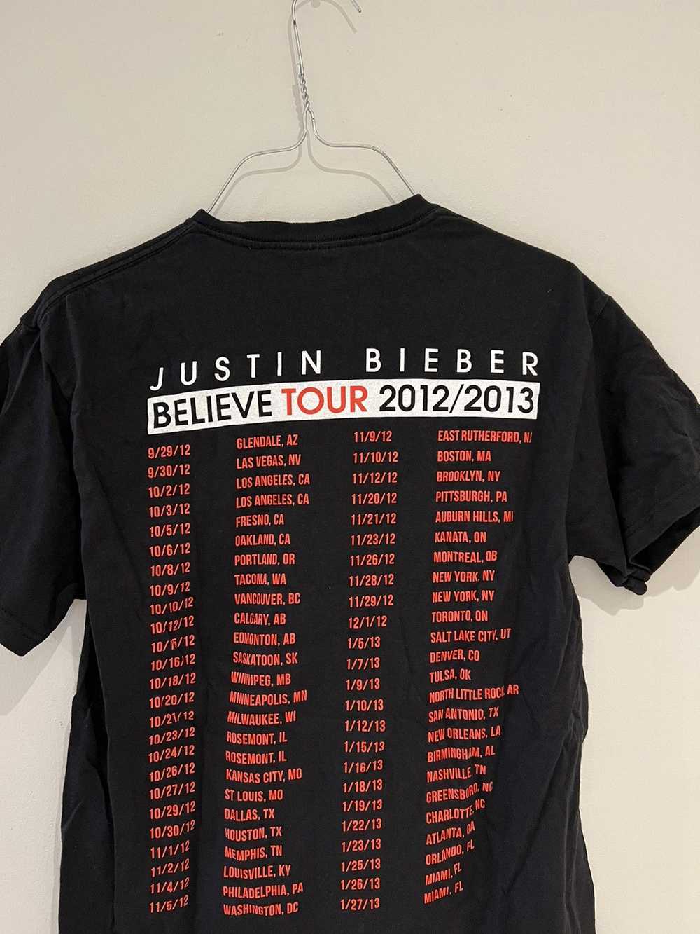 Band Tees Justin Bieber Believe Tour Shirt - image 6