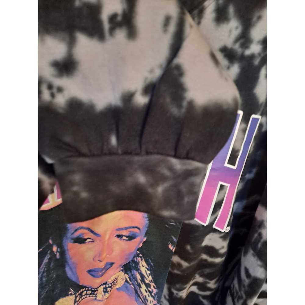 Other Aaliyah Black and White Tie Dye Photo Sweat… - image 3