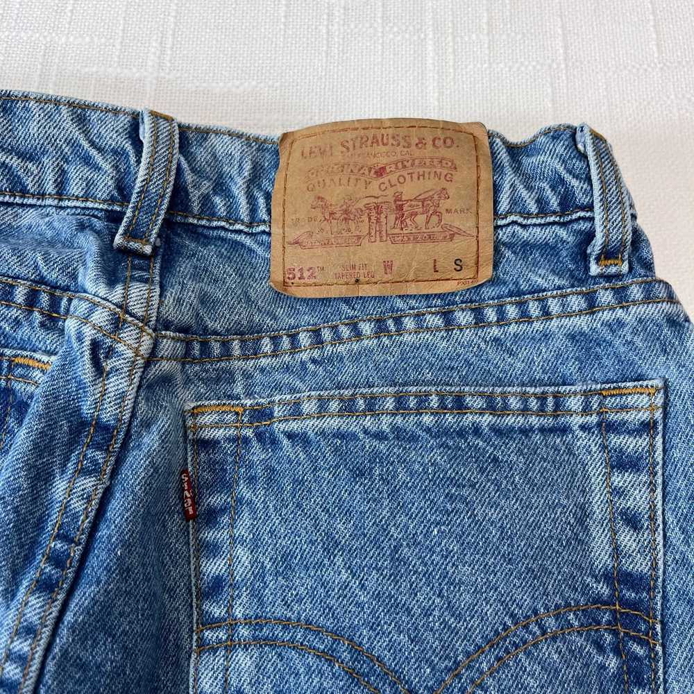 Levi's × Made In Usa × Vintage 90s 512 Jeans 13 2… - image 10