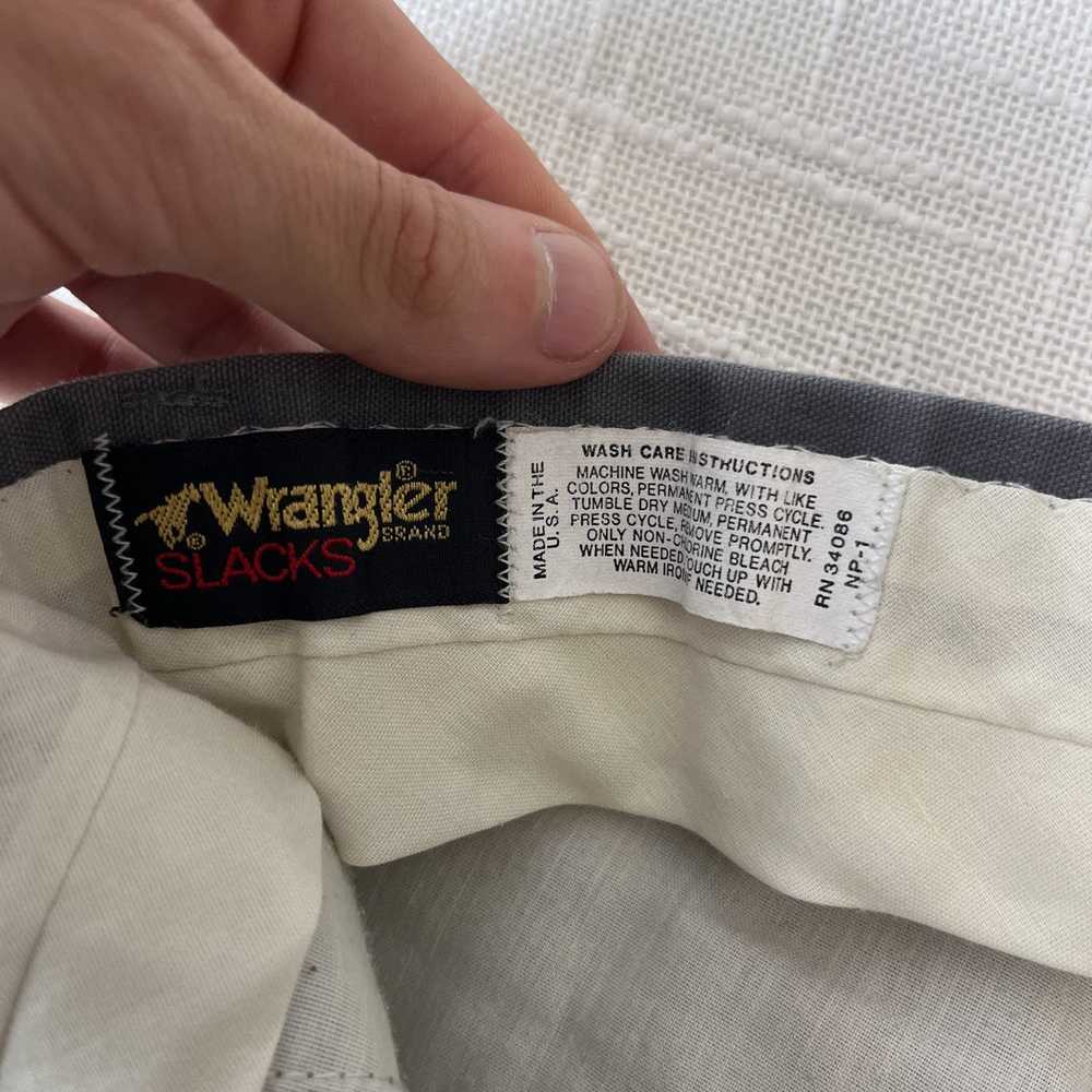 Made In Usa × Vintage × Wrangler 70s Slacks Dress… - image 3