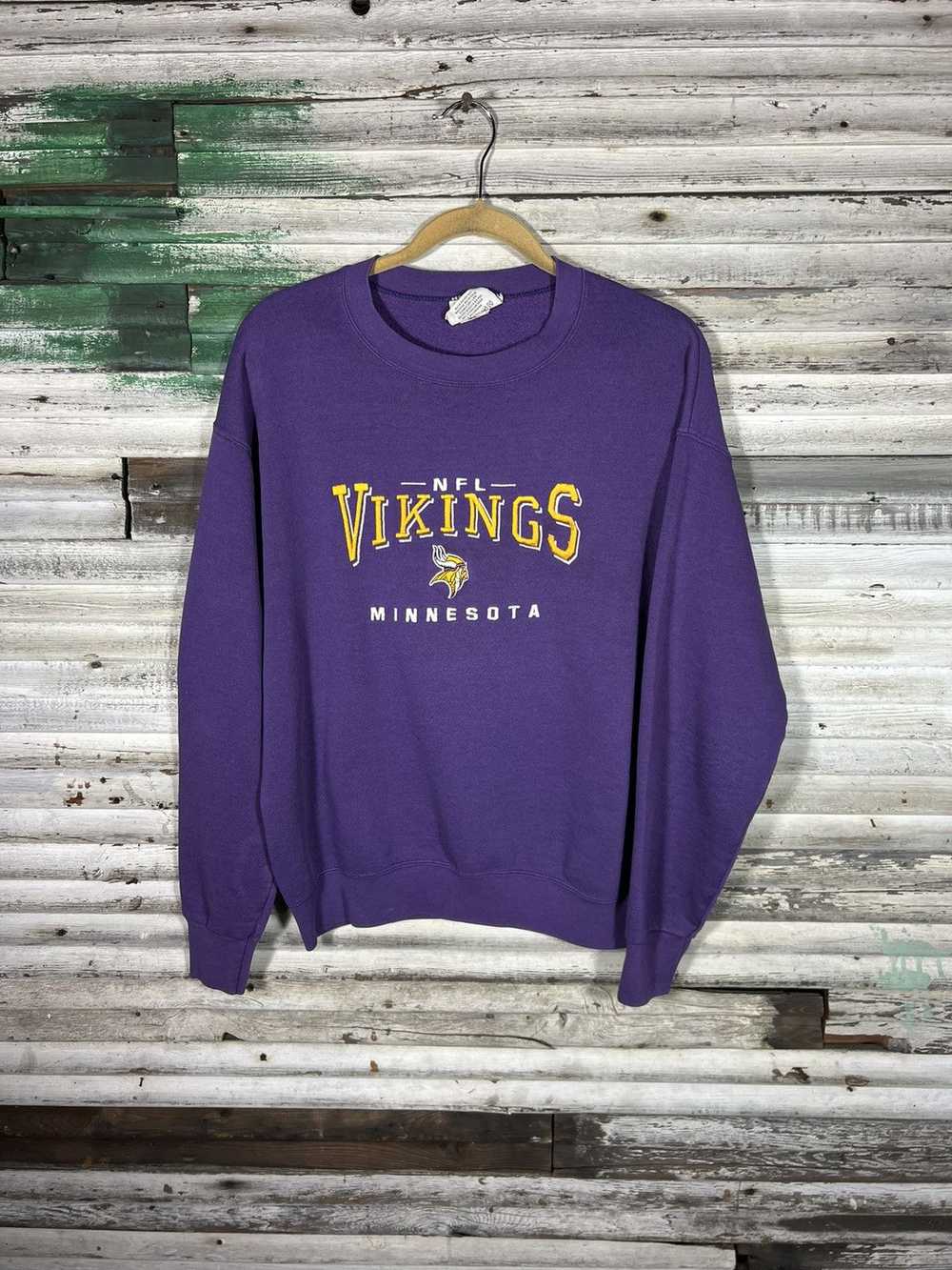 NFL × Vintage Vintage Minnesota Vikings Sweatshirt - image 1