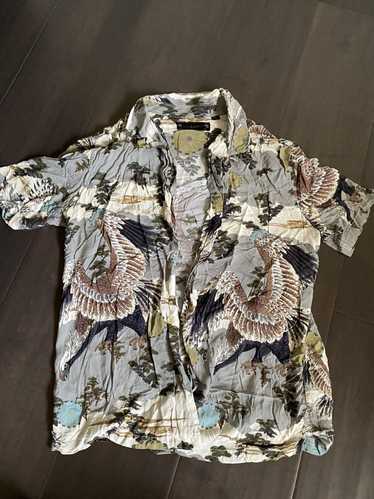 Allsaints Allsaints Eagle Button Up Shirt Size Med