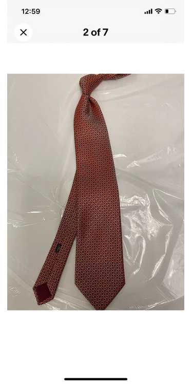 Charvet Jacquard Circle Print Power Tie