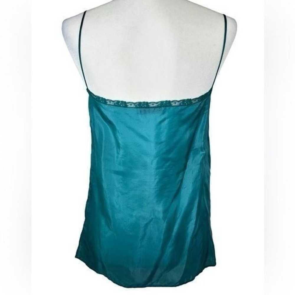 Prada Intimates Teal Blue Sexy Lace Trim Silk Ble… - image 3