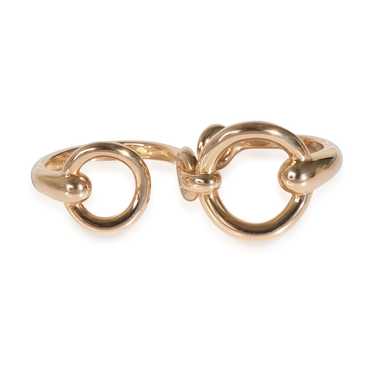 Hermès Filet d'Or pink gold ring - image 1