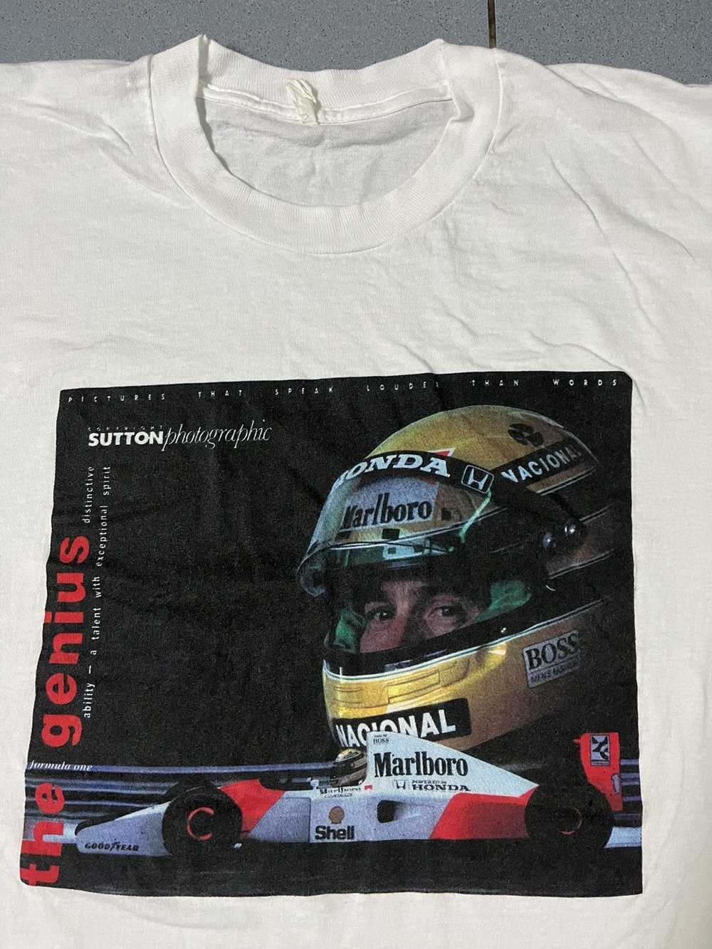 Racing × Vintage Vintage Ayrton Senna The Genius … - image 2