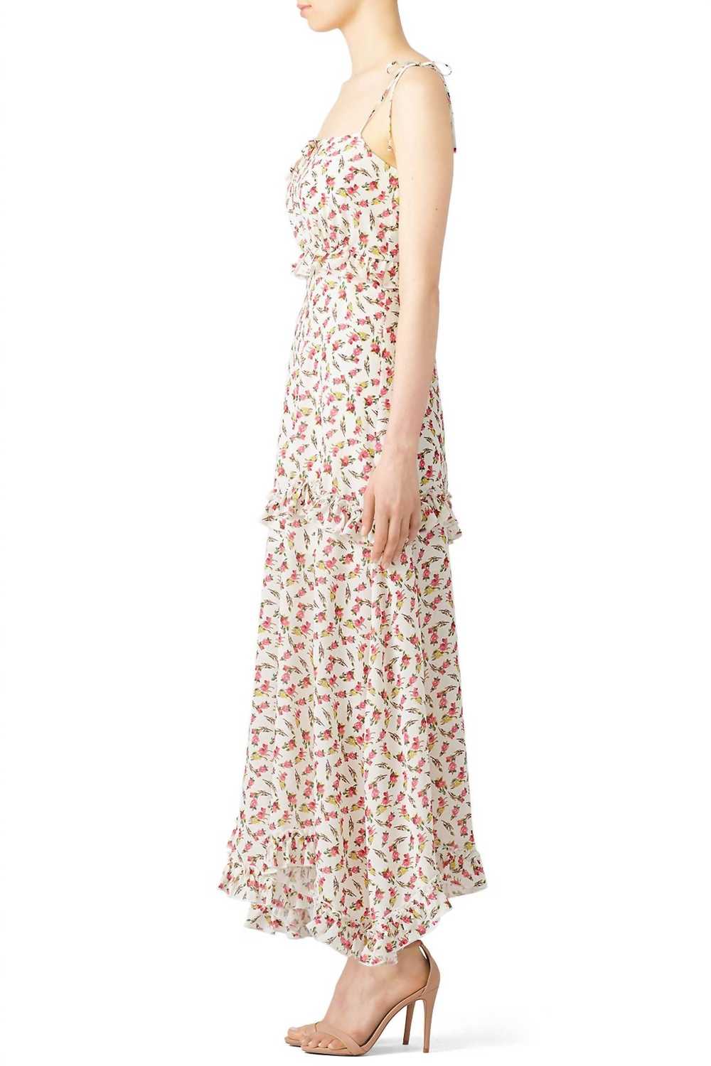 Slate & Willow pre-loved ivory rose floral maxi d… - image 2