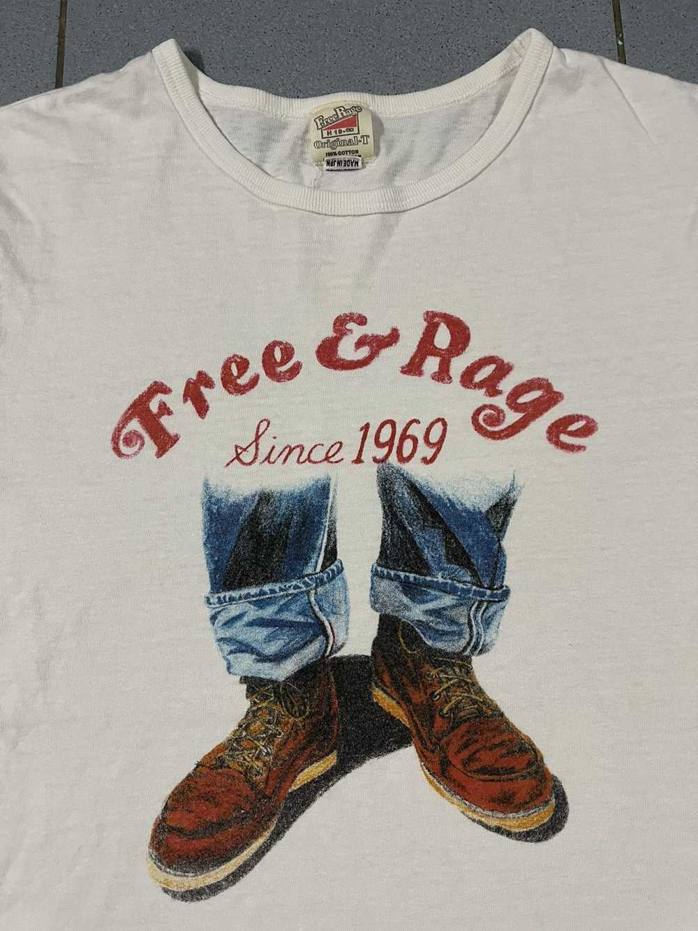 Japanese Brand × Vintage Vintage Free Rage Tshirt - image 2