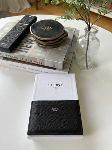 Celine Black Calfskin Cardholder