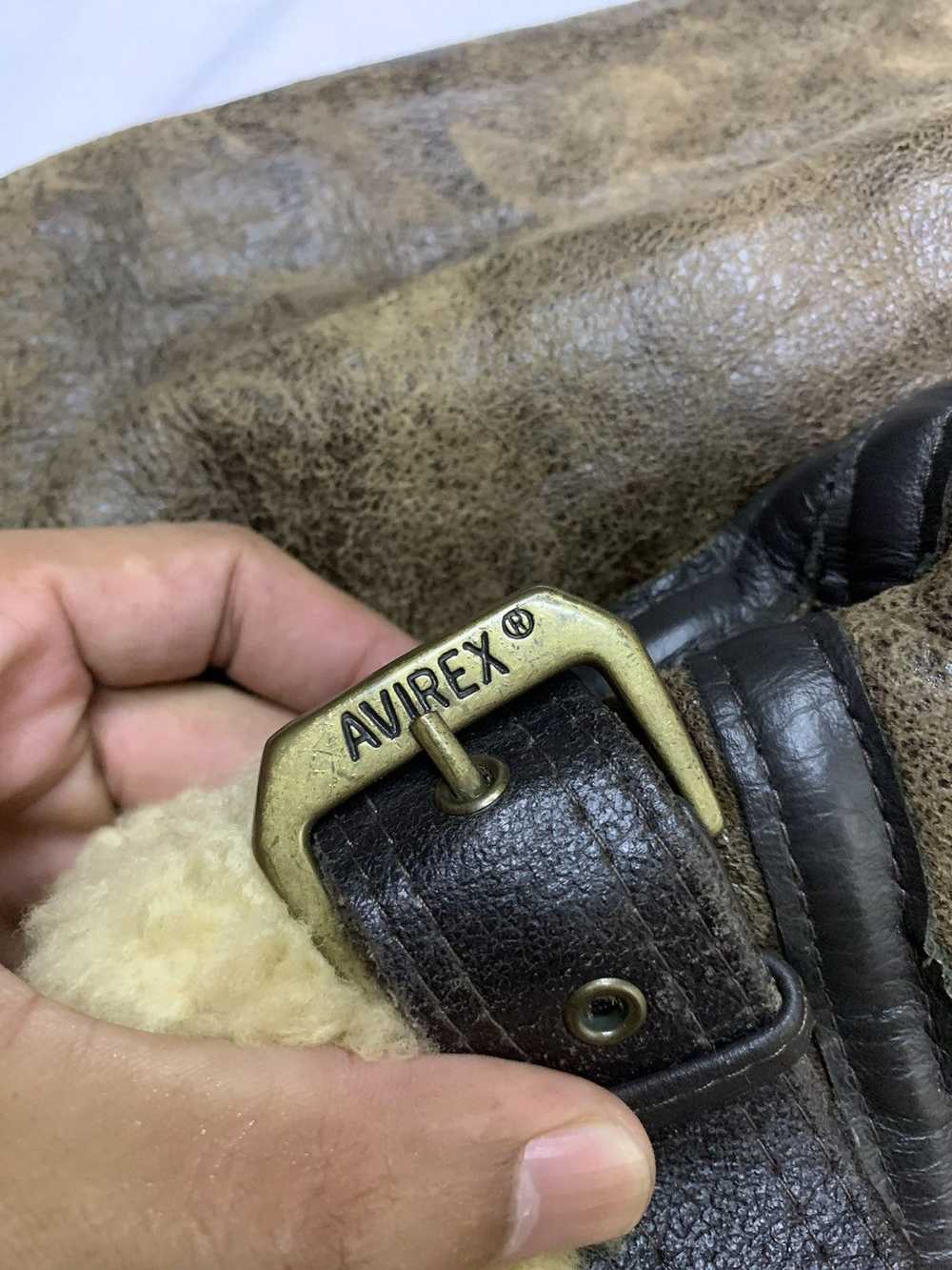 Avirex × B 3 × Sheepskin Coat 🔥VTG AVIREX USA TY… - image 10