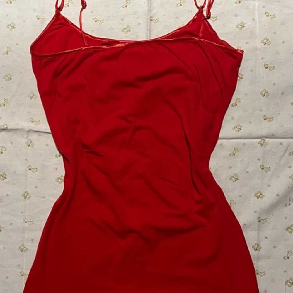 Cami Long Red Cami Christmas red colored cami. Pr… - image 2