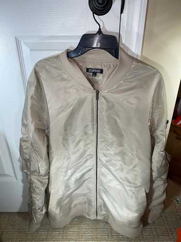 Elwood Elwood Beige Tan Bomber Jacket Size L