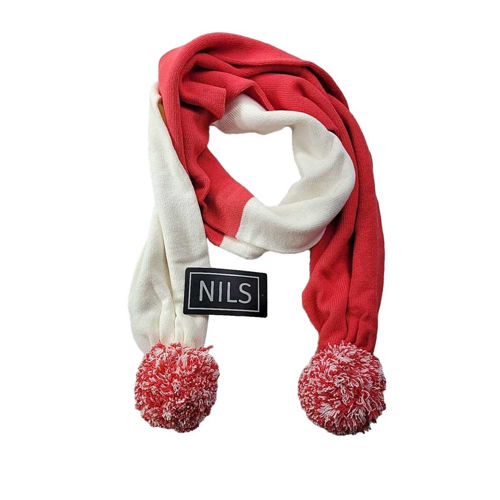 Vintage NEW - NILS Sportswear Knit Scarf O/S Popp… - image 1