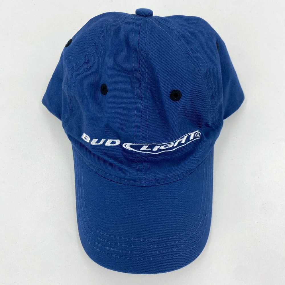 Vintage Unbranded Strapback Hat Adult One Size Bl… - image 2