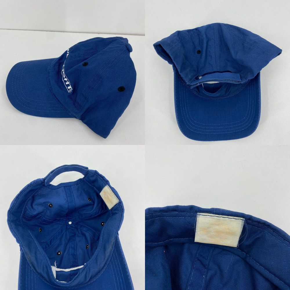 Vintage Unbranded Strapback Hat Adult One Size Bl… - image 4