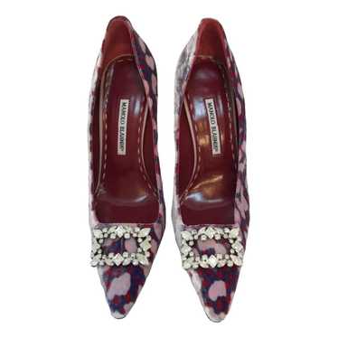 Manolo Blahnik Velvet heels