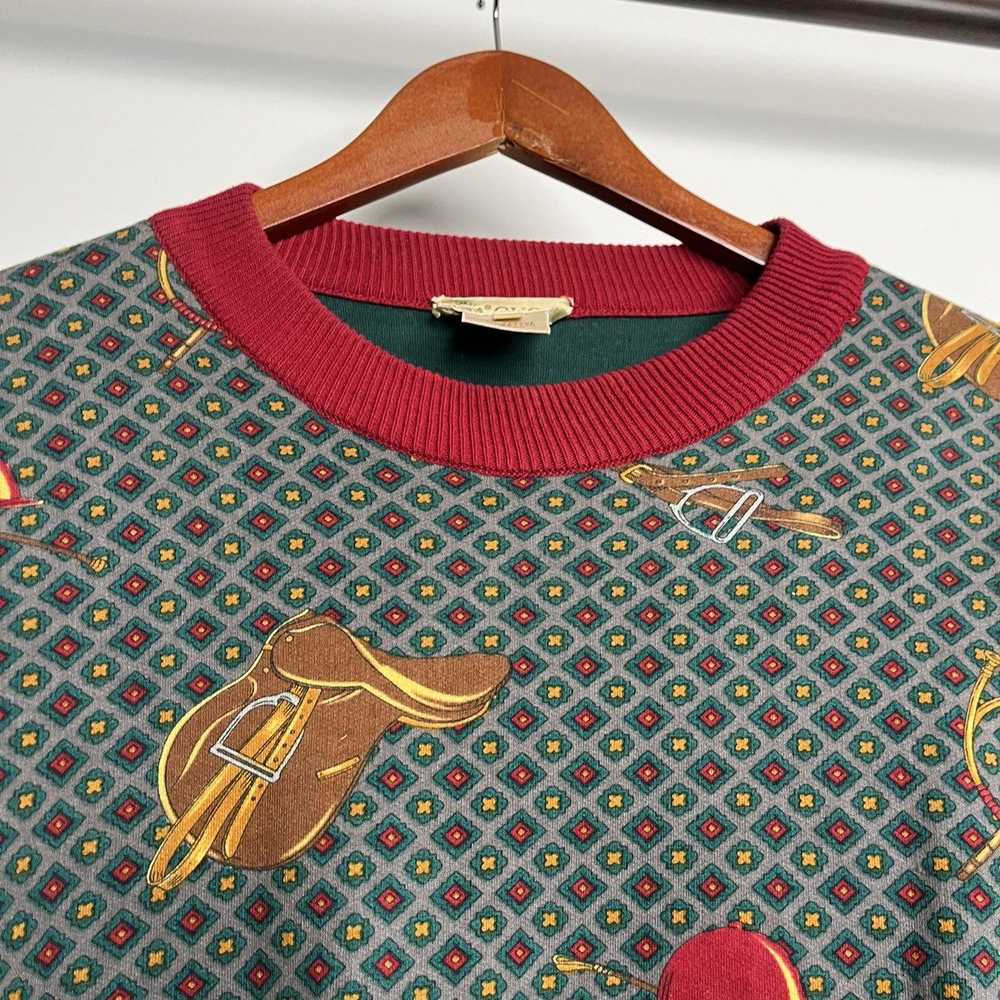 Gucci × Vintage GUCCI Crewneck Double Layer REVER… - image 6