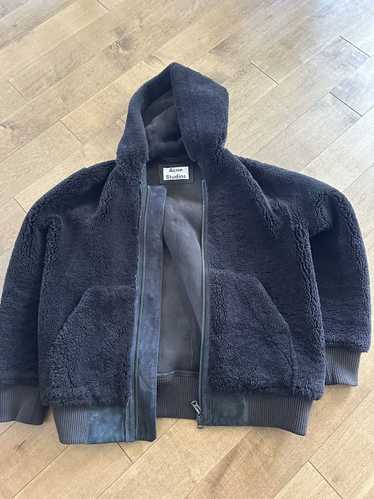 Acne Studios Acne Shearling Hooded Jacket