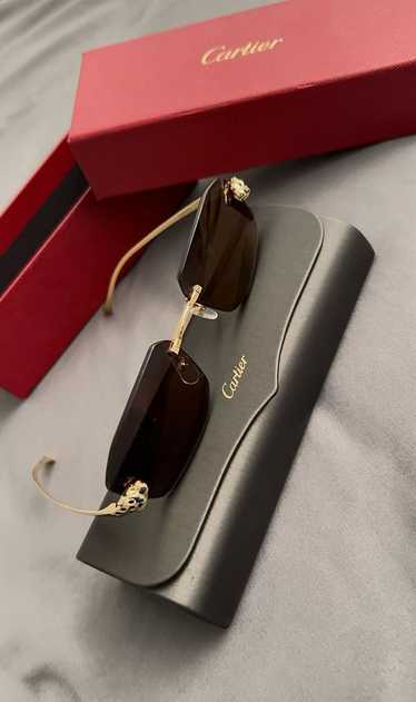Cartier Cartier Cat-eye Sunglasses gold finish