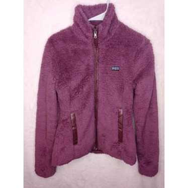 Patagonia Purple teddy full zip sweater size smal… - image 1