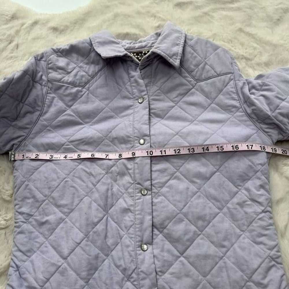 Toad&Co Quilted Jacket Corduroy Snaps Collared Li… - image 9