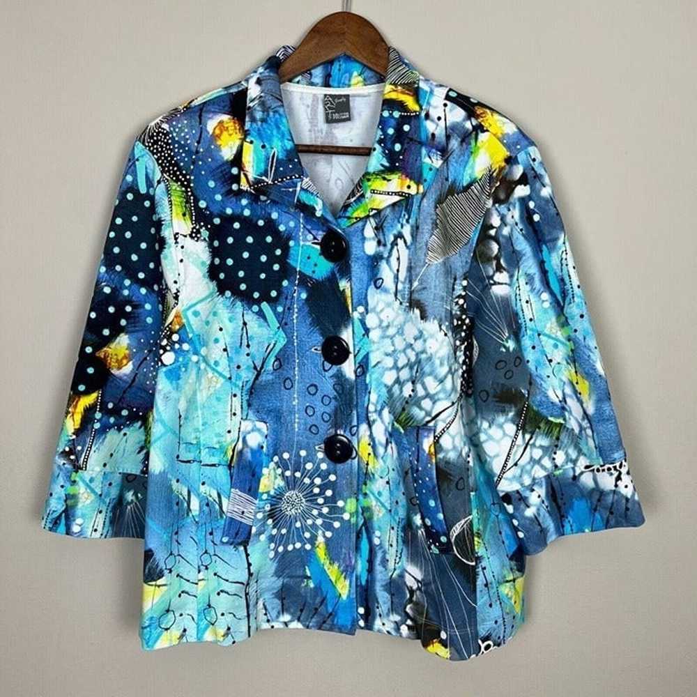 SIMPLY ART BY DOLCEZZA Jacket Womens Small Multic… - image 11