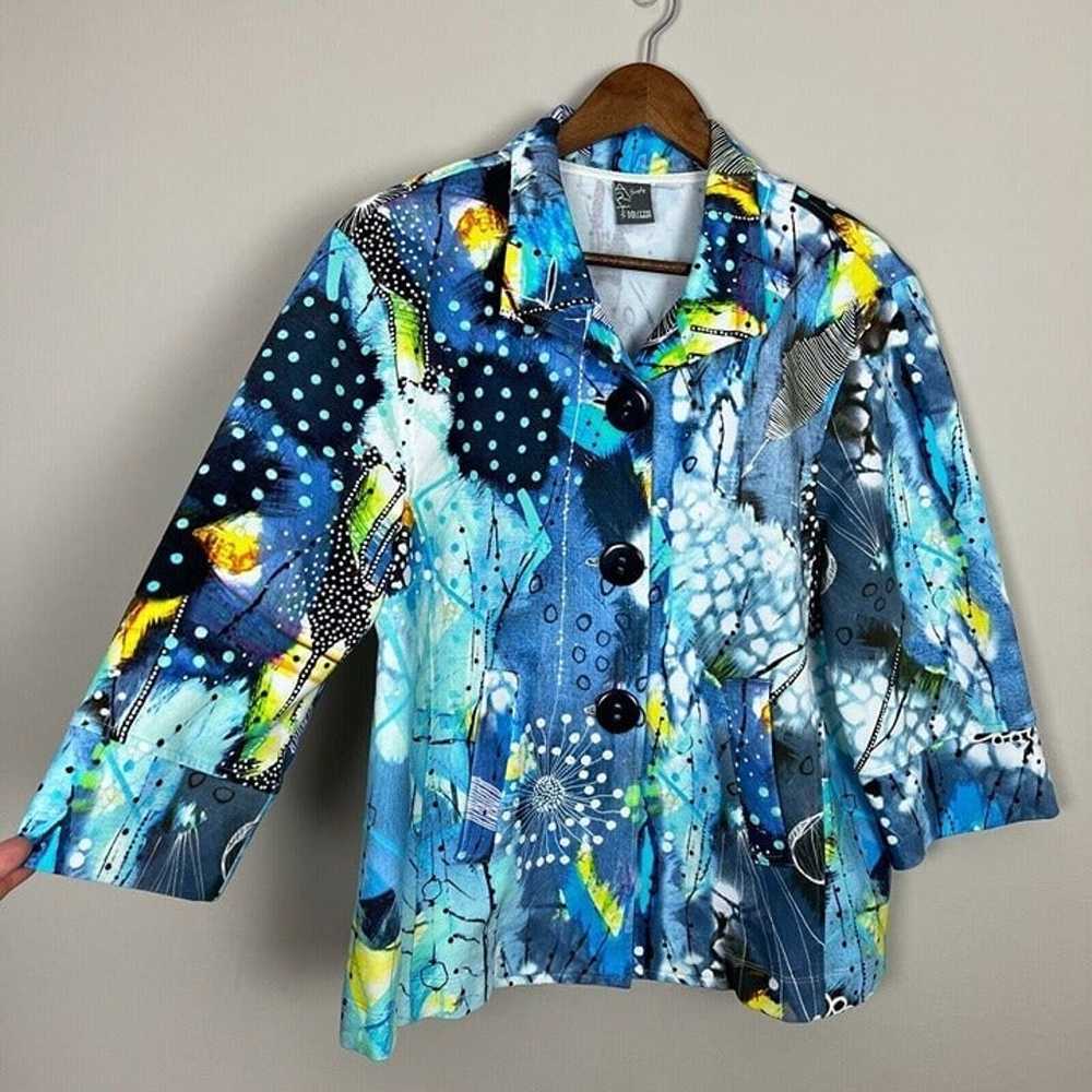 SIMPLY ART BY DOLCEZZA Jacket Womens Small Multic… - image 4